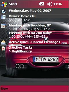 BMW M6 Rear Theme for Pocket PC