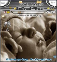 Baby Theme for Blackberry 7100