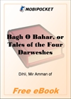 Bagh O Bahar, or Tales of the Four Darweshes for MobiPocket Reader