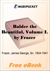 Balder the Beautiful, Volume I for MobiPocket Reader