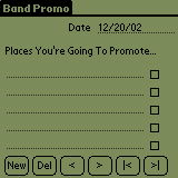 Band Promotion Tracker