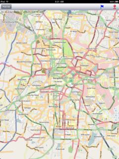 Bangalore Street Map for iPad