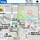 Barcelona DK Eyewitness Top 10 Travel Guide & Map (Palm OS)