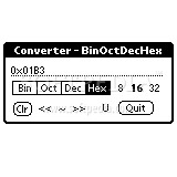 BaseConverter for Palm OS
