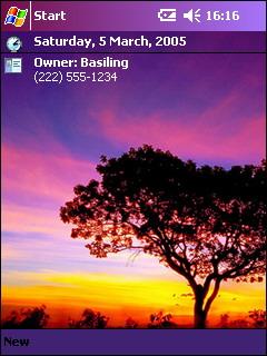 Basiling nature 2 Theme for Pocket PC