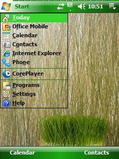 Bear Grass - Pocket PC Theme