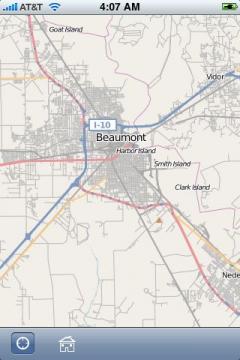 Beaumont - Port Author (TX, USA) Maps Offline