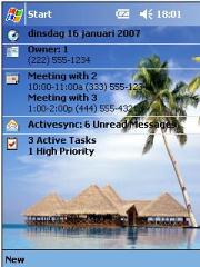 Beautiful Maldives Theme for Pocket PC