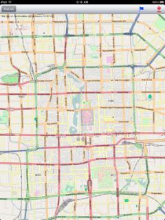 Beijing Street Map for iPad