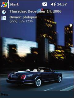 Bentley Azure ph Theme for Pocket PC