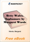 Betty Wales, Sophomore for MobiPocket Reader