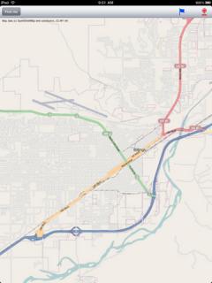 Billings, Montana Street Map for iPad