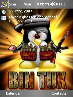 Bin Tux 3 gh Theme for Pocket PC