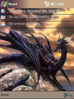 Black Dragon Theme for Pocket PC