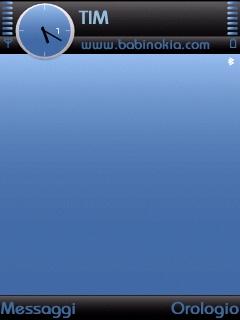 Black Ice Blue Theme for Nokia N70/N90