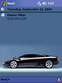 Black Lamborghini VK Theme for Pocket PC
