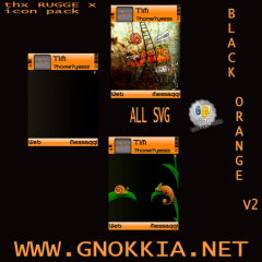 Black Orange 2 Theme