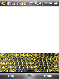 Black and Gold Skin for Resco Keyboard Pro