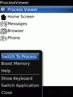 BlackBerry Process Viewer