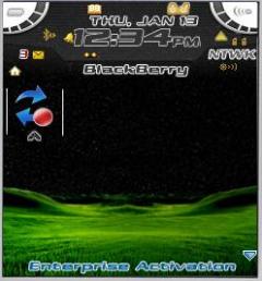 BlissNight Theme for Blackberry 7100