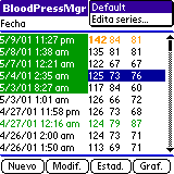 BloodPressMgr - Spanish