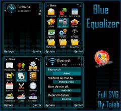 Blue Equalizer SVG Theme