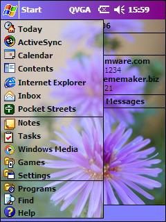 Blue trio CT Theme for Pocket PC