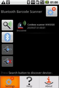 Bluetooth Barcode Scanner