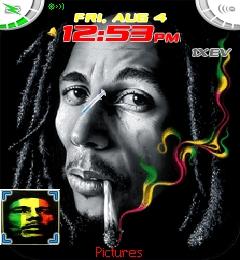 Bob Marley Theme for Blackberry 7100