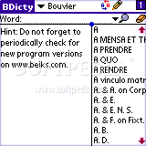 Bouvier's law dictionary for Palm OS