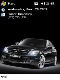 Brabus 2007 C-Class Theme for Pocket PC