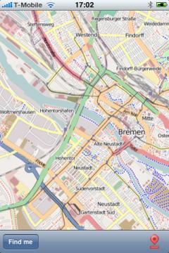Bremen Street Map
