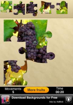 Bright puzzles: Fruits Lite