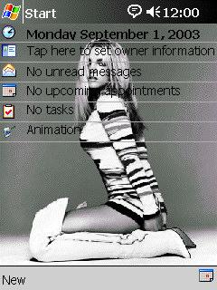 Britney Spears v5 BJH Theme for Pocket PC