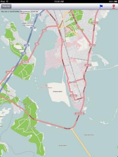 Brunswick Street Map for iPad