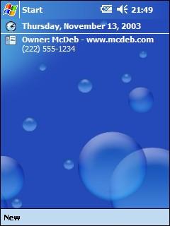 Bubbles Theme for Pocket PC
