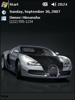 Bugatti Veyron Pur Sang ph Theme for Pocket PC