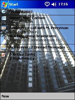 Building 008 Theme for Pocket PC