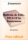 Bulletin de Lille, 1915-12 for MobiPocket Reader