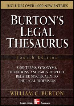 Burton's Legal Thesaurus (iPhone/iPad)