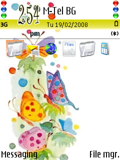 Butterfly Colours theme
