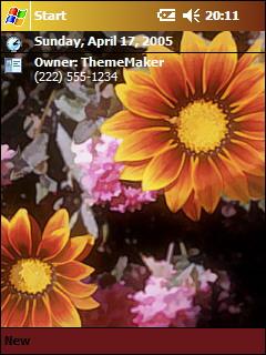 CA Garden Flowers Theme for Pocket PC