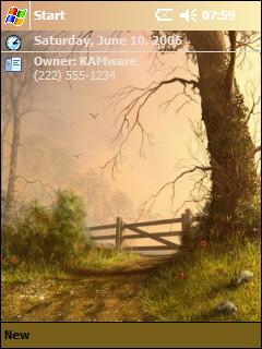 CA July Morning Theme for Pocket PC