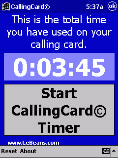 CEBeans CallingCard