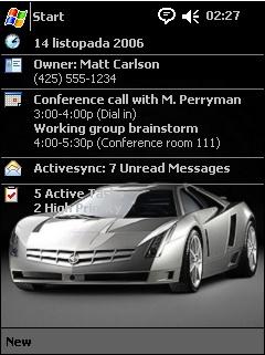Cadillac Cien DRC Theme for Pocket PC