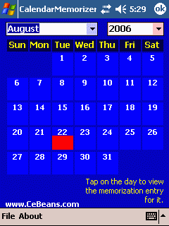 CalendarMemorizer