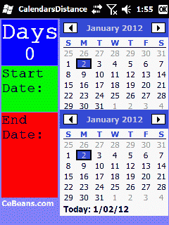 CalendarsDistance