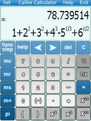 Calilei Calculator Basic for Pocket PC