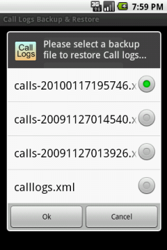 Call Logs Backup & Restore