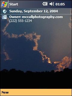 Callaway Sunset 02 Theme for Pocket PC